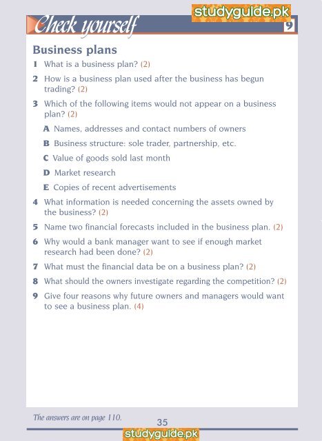 Business Studies Collins Revision Guide. - StudyGuide.PK