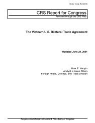 The Vietnam-U.S. Bilateral Trade Agreement