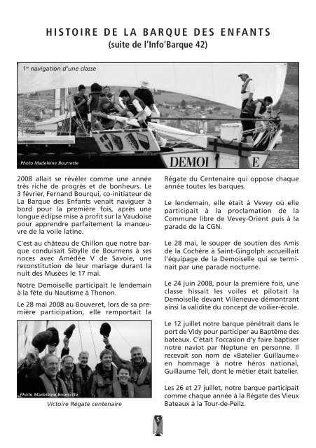 Info'Barque No 43 - La Barque des Enfants