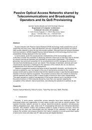 Passive Optical Access Networks shared by ... - UPC