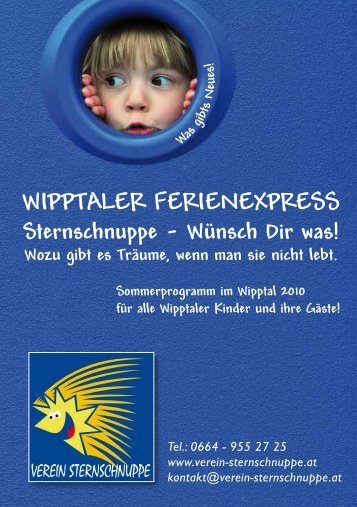 Wipptaler Ferienexpress - Verein Sternschnuppe