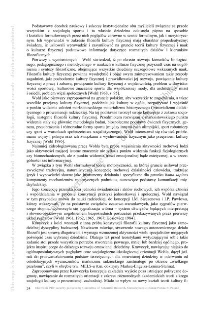 Filozofia kultury fizycznej w Polsce.pdf - Stowarzyszenie Idokan Polska