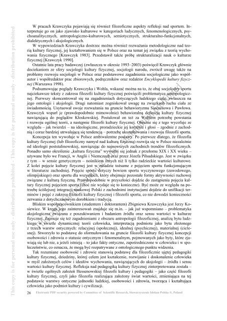 Filozofia kultury fizycznej w Polsce.pdf - Stowarzyszenie Idokan Polska