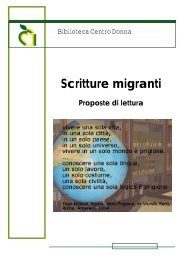 CD_Scritture migranti.pdf - SBU - Comune di Venezia