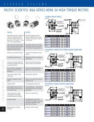 pacific scientific n&k-series nema 34 high torque motors - Kollmorgen