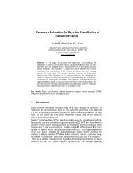 Parameter Estimation for Bayesian Classification of Multispectral Data
