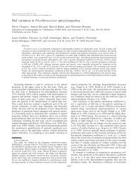 Diel variation in Prochlorococcus optical properties - Station ...