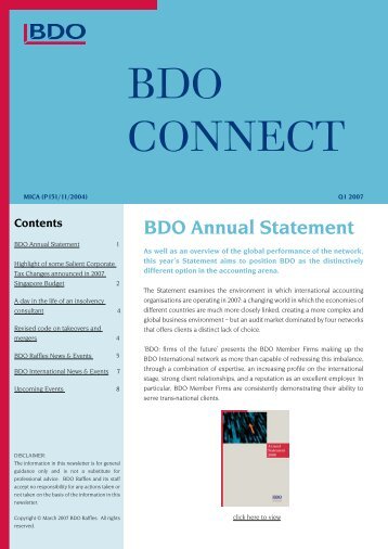 Bdo connect - BDO Raffles