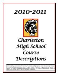 CHS Curriculum Guide - Charleston School District