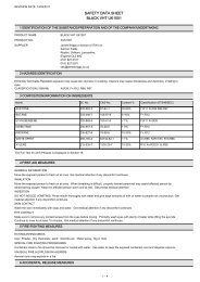 SAFETY DATA SHEET BLACK VHT UK1001 - Saxon Brands