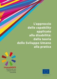 L'approccio delle capability applicato alla disabilitÃ  ... - Oxfam Italia