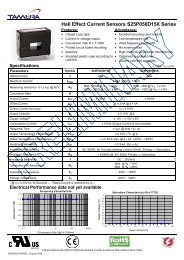 Hall Effect Current Sensors S25P050D15X Series - BFi OPTiLAS A/S