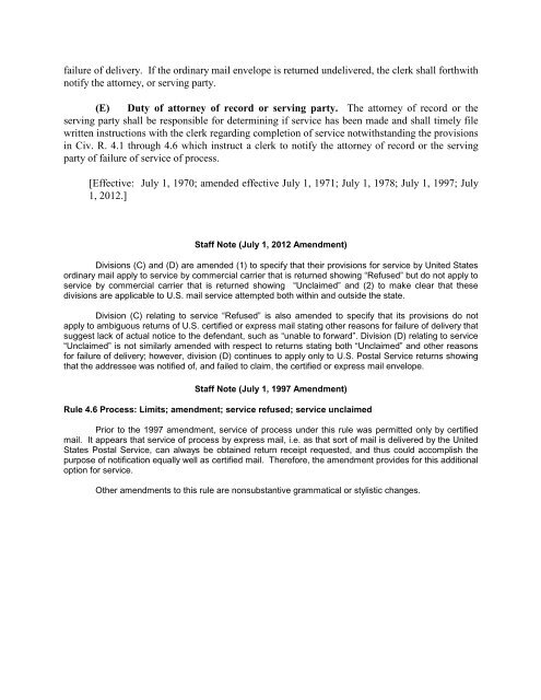 RULES OF CIVIL PROCEDURE - Supreme Court