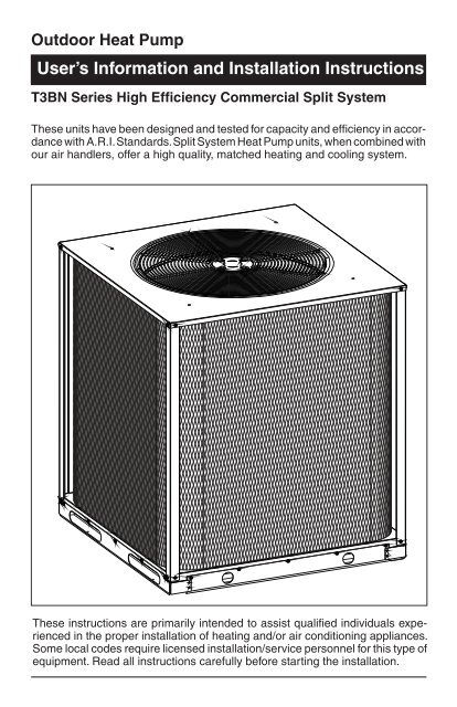 Nordyne Heat Pump Charging Chart