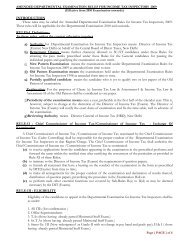 Amended Departmental Examination Rules for Income Tax