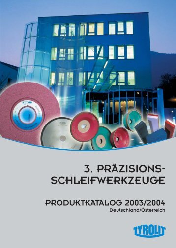 3. PRÄZISIONS- SCHLEIFWERKZEUGE - Tiross