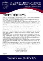 Issue 4 2011.pdf - St George Christian School