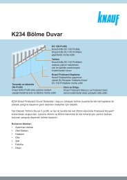 K234 BÃ¶lme Duvar - Knauf