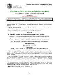 ley federal de presupuesto y responsabilidad hacendaria - Normateca