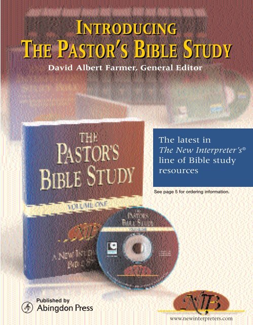 the pastor's bible study the pastor's bible study - Cokesbury