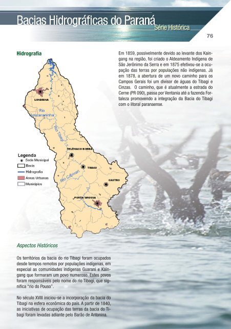 Bacias Hidrográficas do Paraná - Secretaria do Meio Ambiente e ...