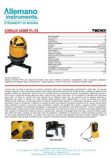 LIVELLO LASER FL-300-A - Instrumetrix