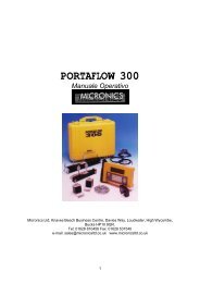 PORTAFLOW 300 - Micronics Ltd.