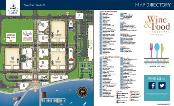Directory Map of National Harbor