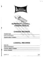 landoll superduty loadoll rollback owner's manual - Eastern Wrecker ...