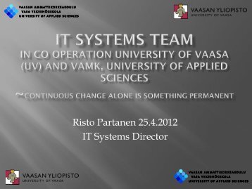 Presentation