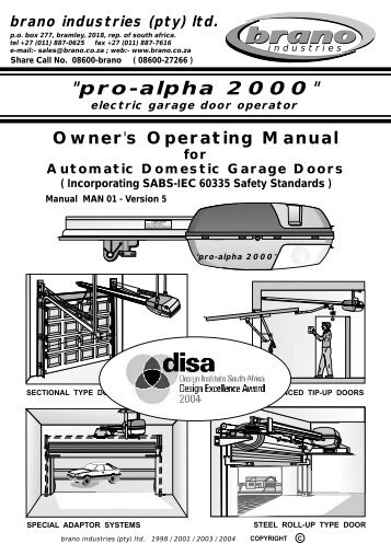 pro-alpha 2000 - Brano Industries