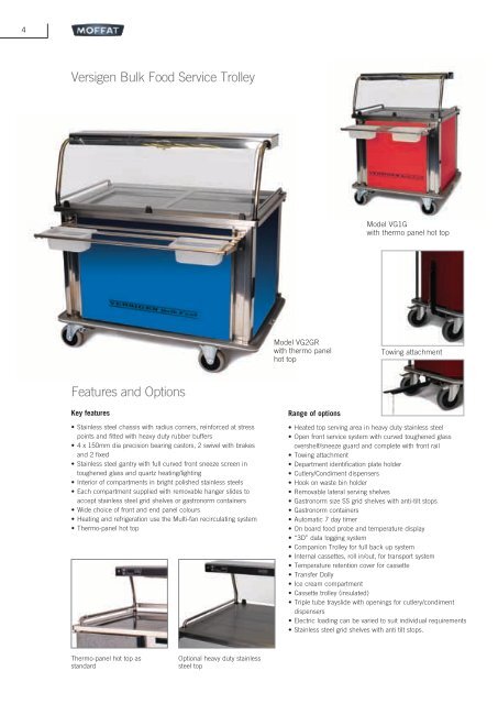 Versigen bulk food trolleys