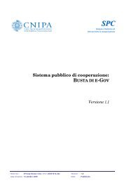 Sistema pubblico di cooperazione: - OpenSPCoop