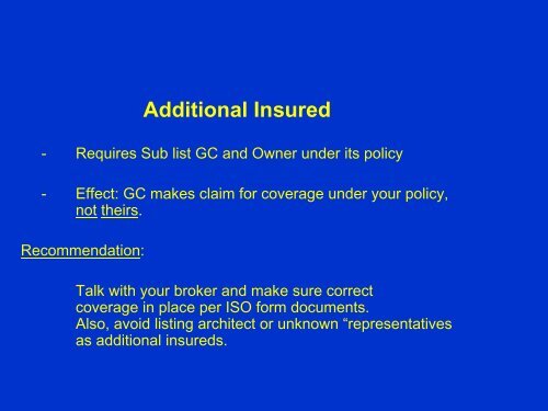 contract language to protect the contractor or - Lightning Protection ...