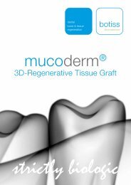 Mucoderm Â® 3D-Regenerative Tissue Graft - botiss biomaterials