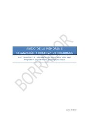 Anejo 6 - AsignaciÃ³n y reservas de recursos a usos - ConfederaciÃ³n ...