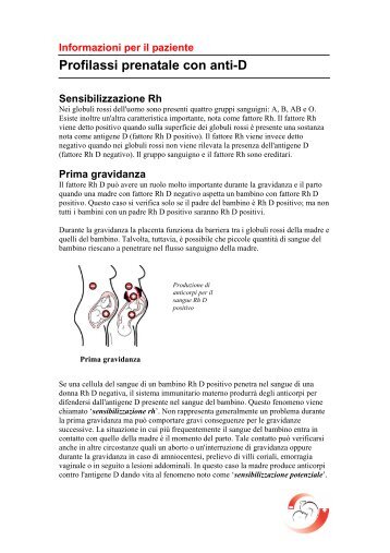 Profilassi Rh con immunoglobulina anti-D - CSL Behring