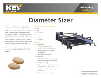 Diameter Sizer Brochure - Key Technology