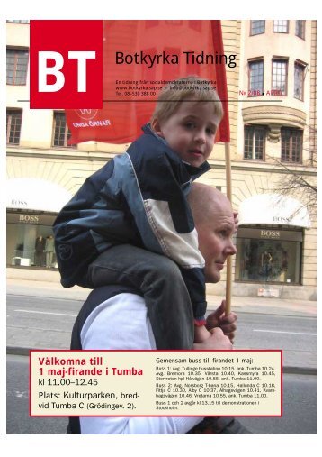 LÃ¤nk till Botkyrka Tidning 2/2008 i pdf-format - Socialdemokraterna