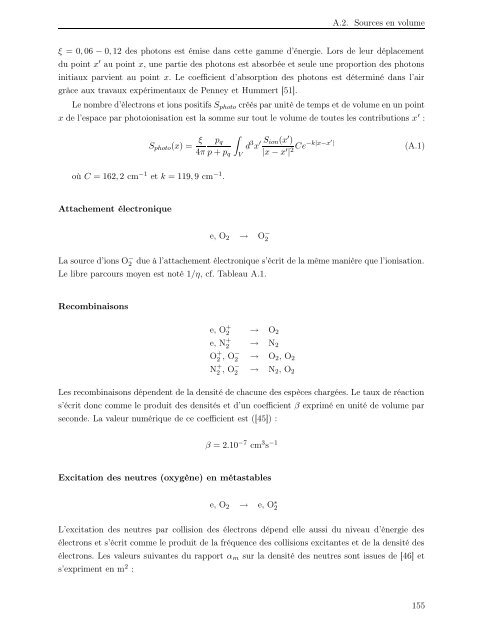 Modélisation et simulation numérique de la génération de plasma ...