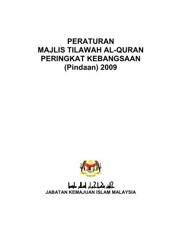 Peraturan Majlis Tilawah Al-Quran Peringkat Kebangsaan - Jabatan ...