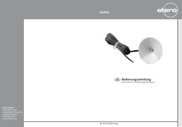Lumo Anleitung nur D 02.04 - elero Antriebstechnik