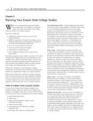 Planning Your Empire State College Studies - SUNY Empire State ...
