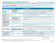 Silver Plan #2 - Sendero Health Plans