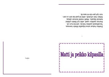 Matti ja peikko kilpasilla