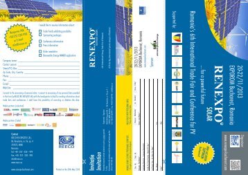 PV A4, 6pag invitatie web - RENEXPOÂ® South-East Europe