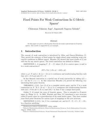 Fixed Points For Weak Contractions In G#Metric Spaces"