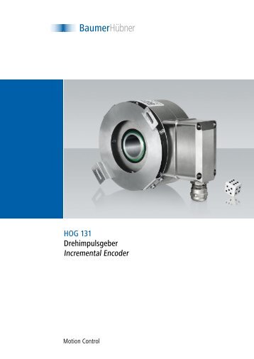 HOG 131 Drehimpulsgeber Incremental Encoder - Protek Teknik