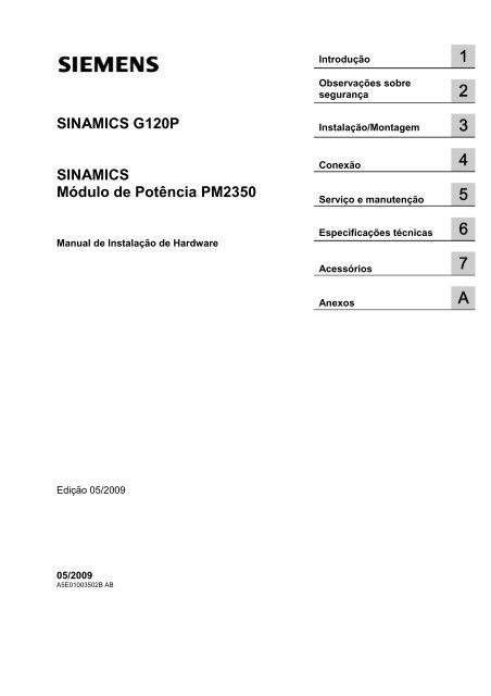 SINAMICS G120P - Industry