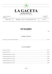 LA GACETA - DirecciÃ³n General de Ingresos DGI